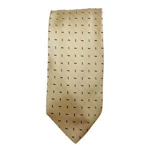 Armani Collezioni Champagne Jacquard Silk Tie Made in Italy